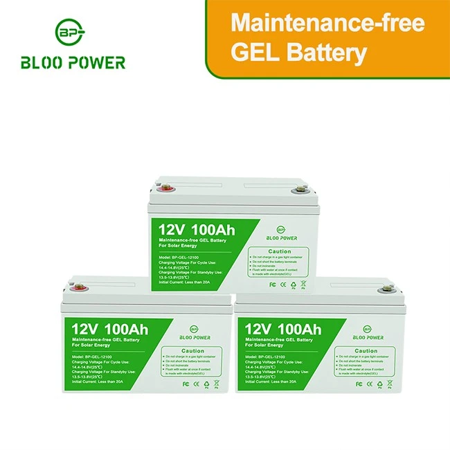 GEL 12V 100Ah solar energy storage battery